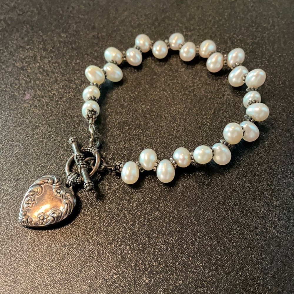 Pearl Locket Bracelet